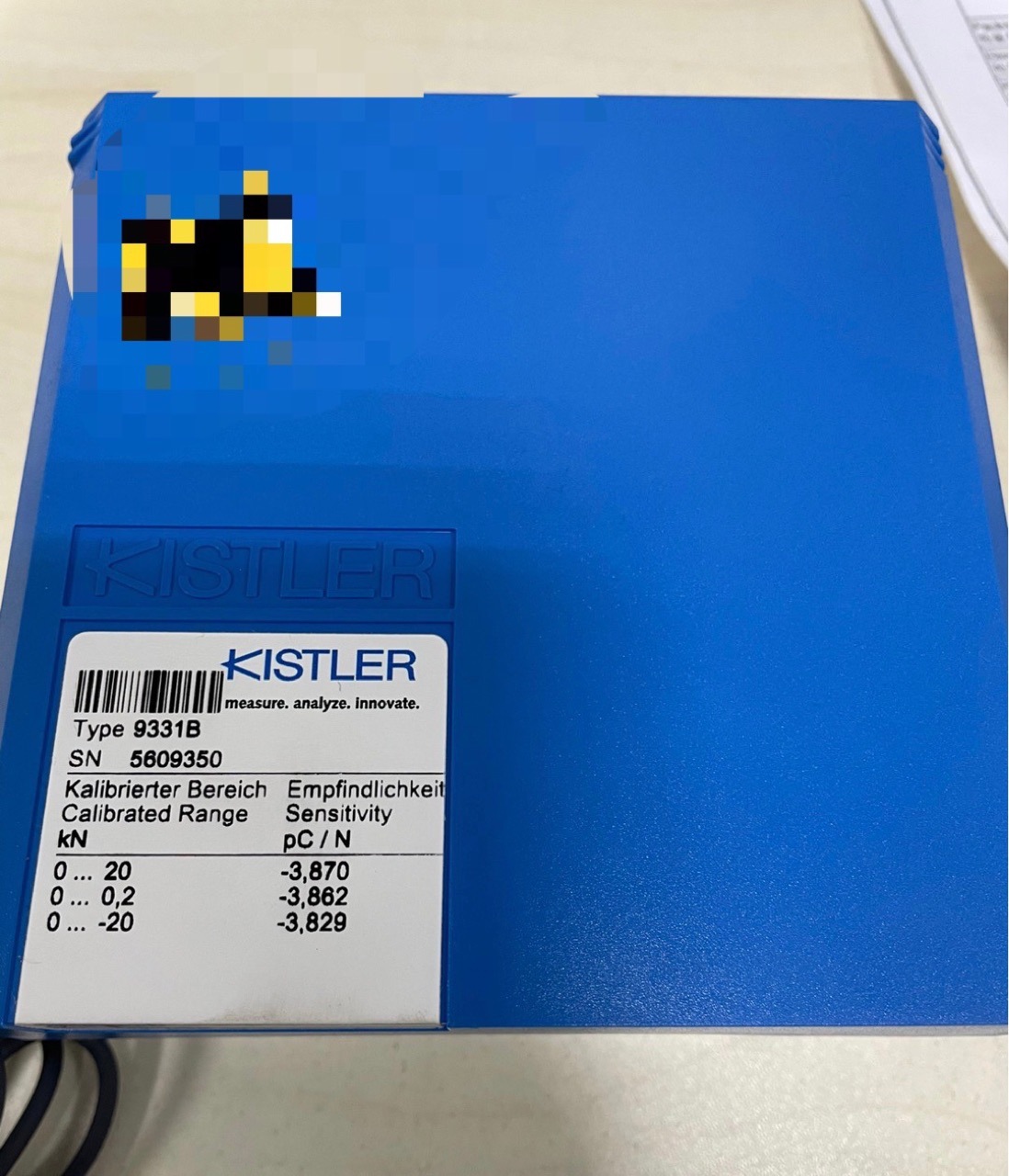 优惠供应全新kistler奇石乐9331B压力传感器 原装正品现货实拍议价