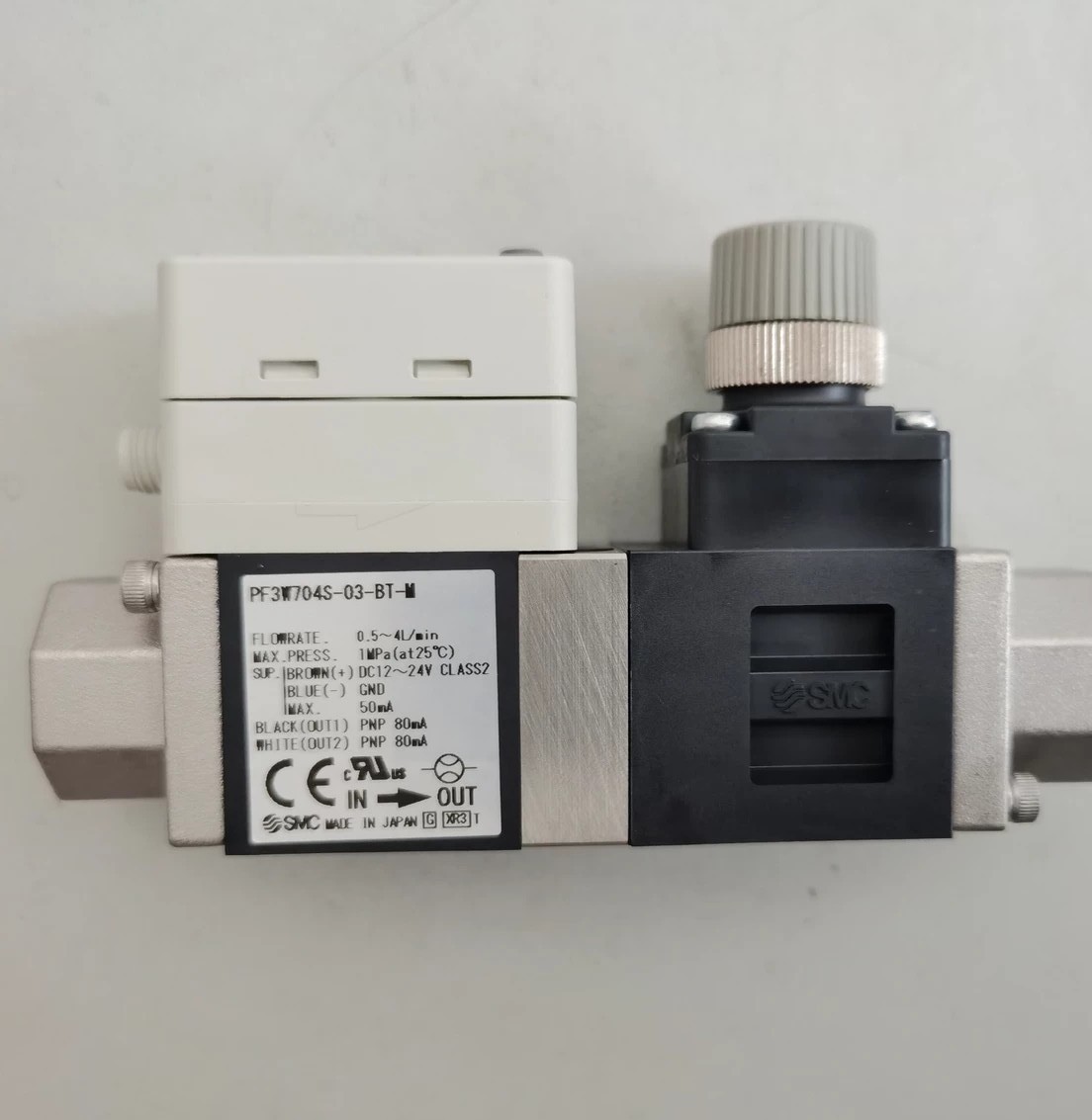 SMC水流量开关计 PF3W704S-03-BT(N)-M带温度感应器节流阀现货