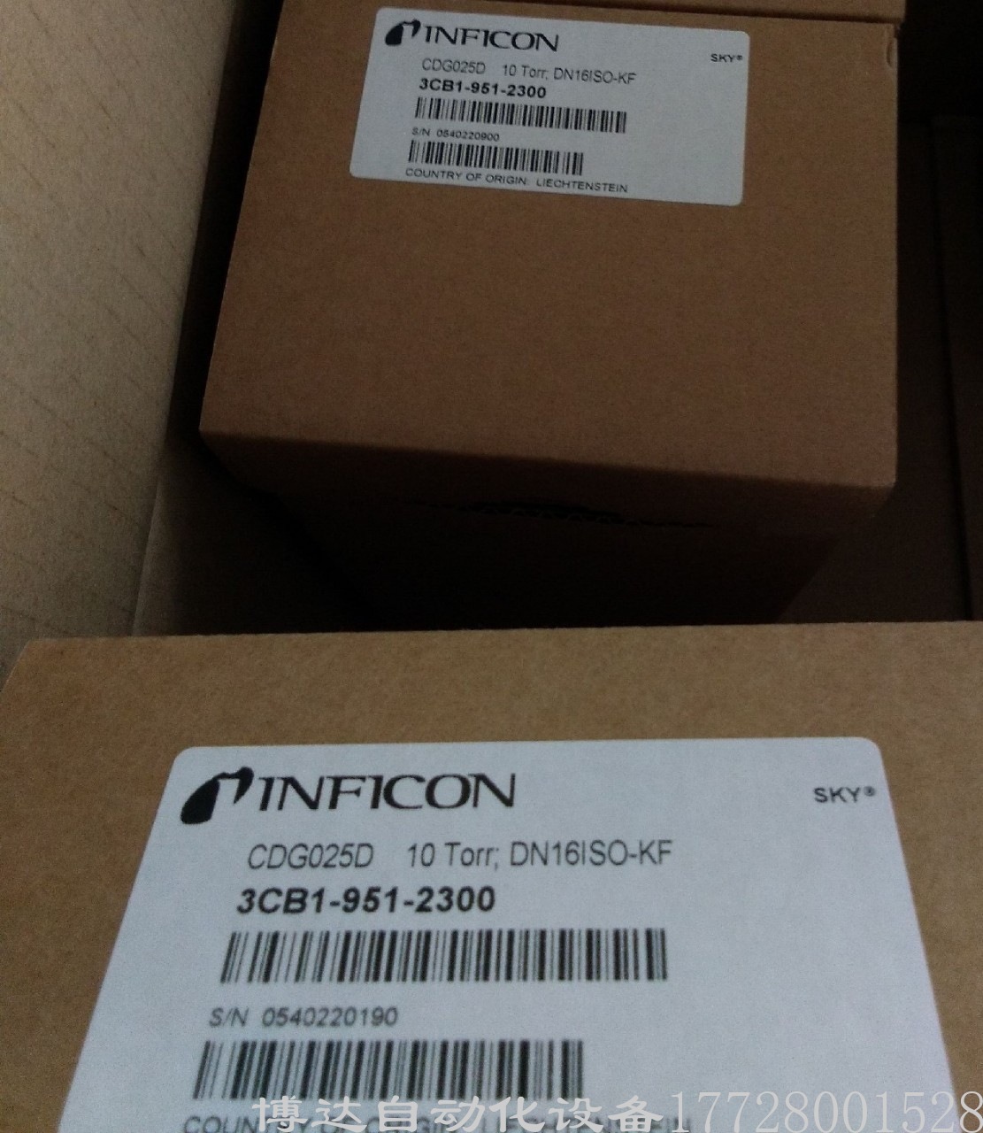 英福康INFICON真空计全新原装CDG025D 10Torr 3CB1-951-2300 议价