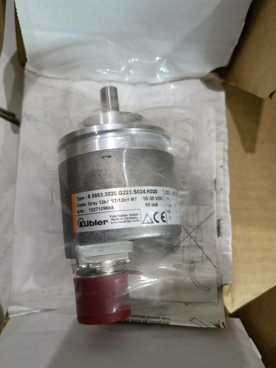 kubler库伯勒编码器 8.5863.3020.G223.S024.K020 全新原装现货议价