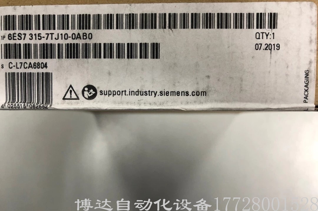 西门子315t 运动型cpu 原装全新6ES7 315-7TJ10-0AB0现货实拍议价