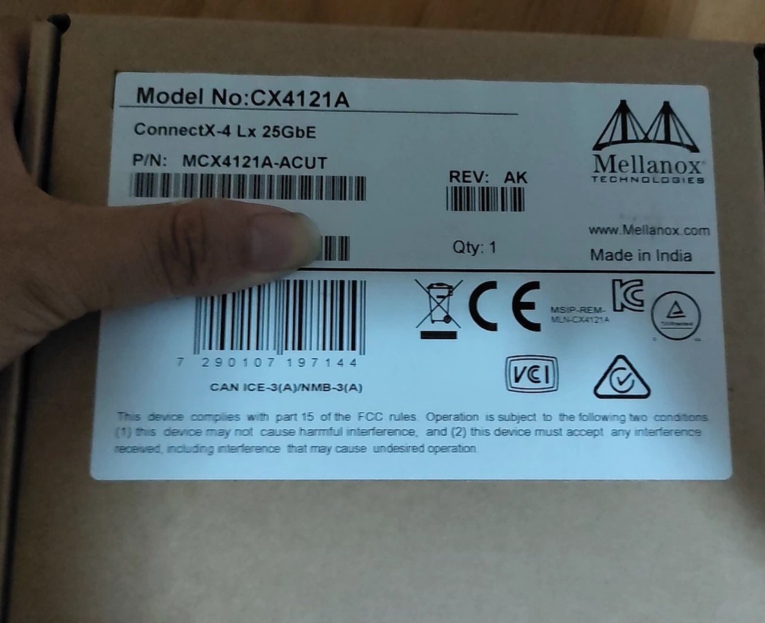 MCX4121A-ACUT 迈络思Mellanox 英伟达 全新原装现货实拍议价