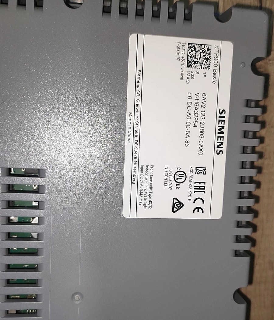123-2JB03 KTP900 西门子触摸屏控制面板全新原装正品现货实拍议价