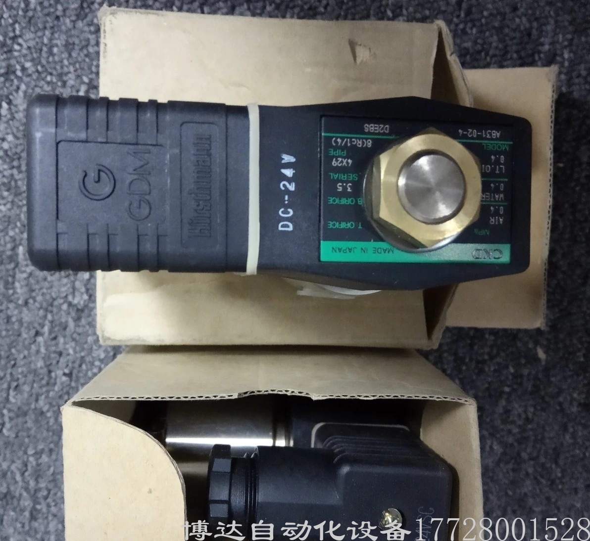 日本CKD喜开理AB31-02-4-D2EBS电磁阀 全新原装 正品现货 实拍议价