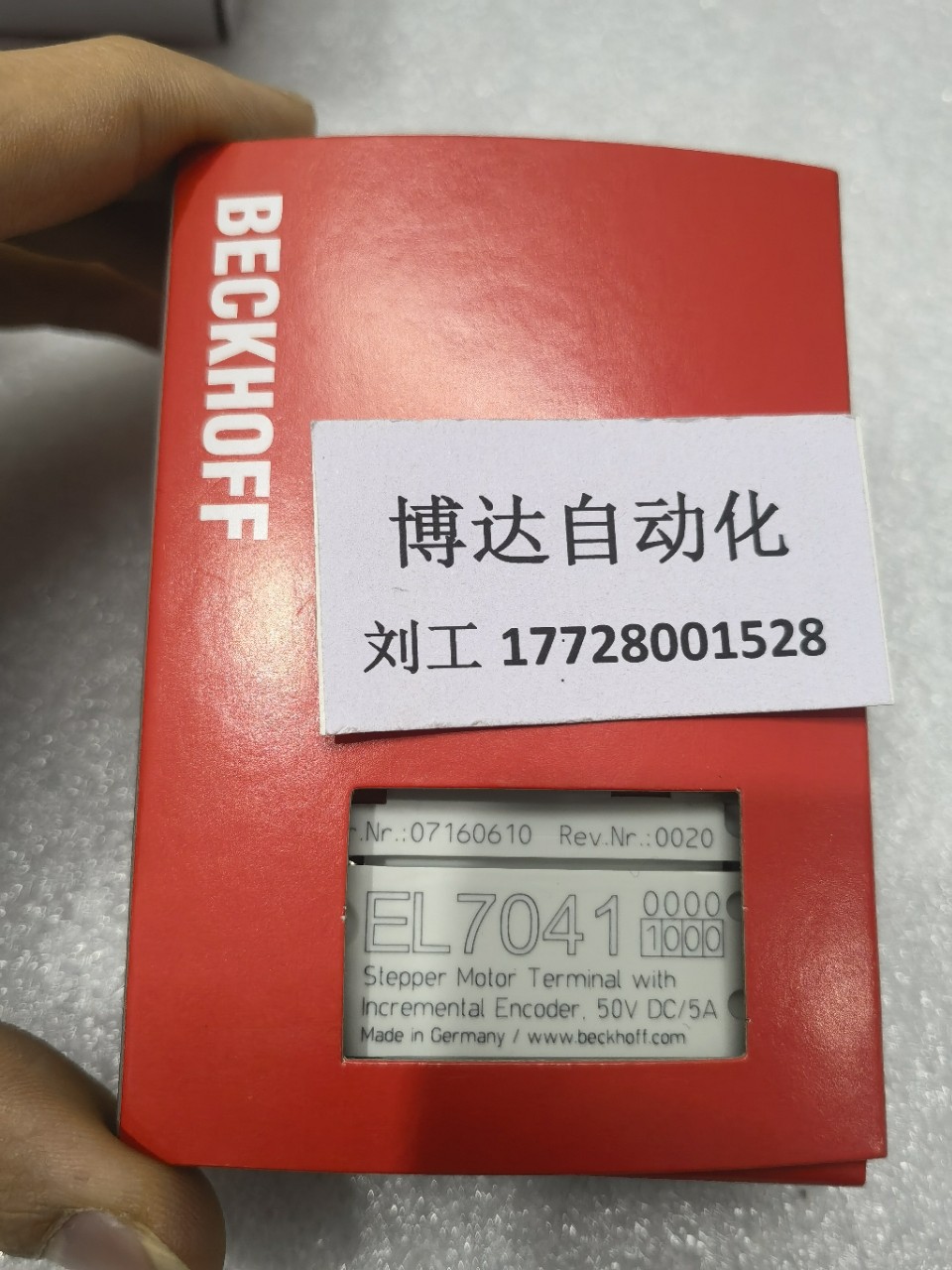EL7201-9014 倍福BECKHOFF模块全新原装实物拍摄当天顺丰包邮议价