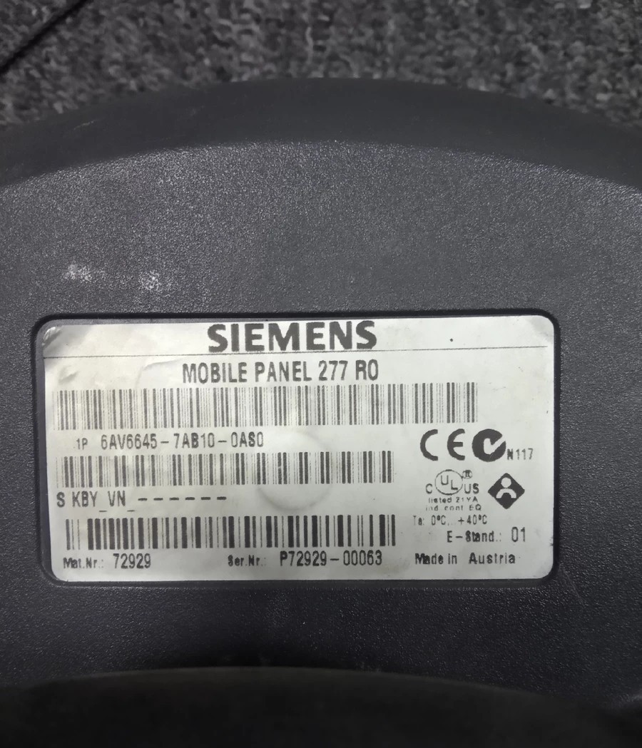 西门子6AV6645-7AB10-0AS0 移动面板全新原装正品现货实物拍摄议价