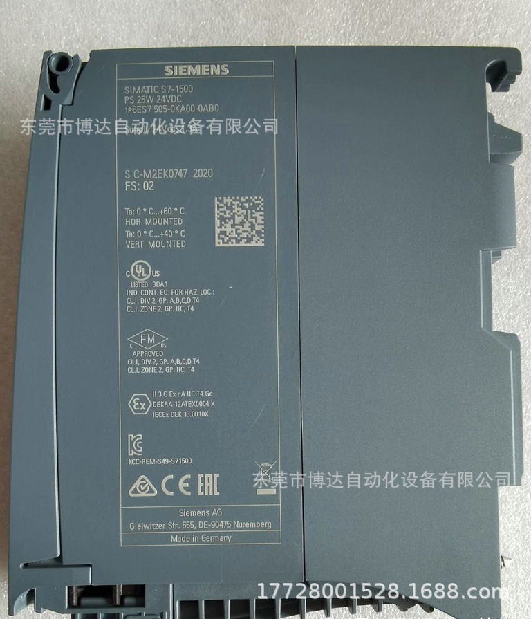 6ES7505-0KA00-0AB西门子模块 全新原装正品现货实拍质保1年议价