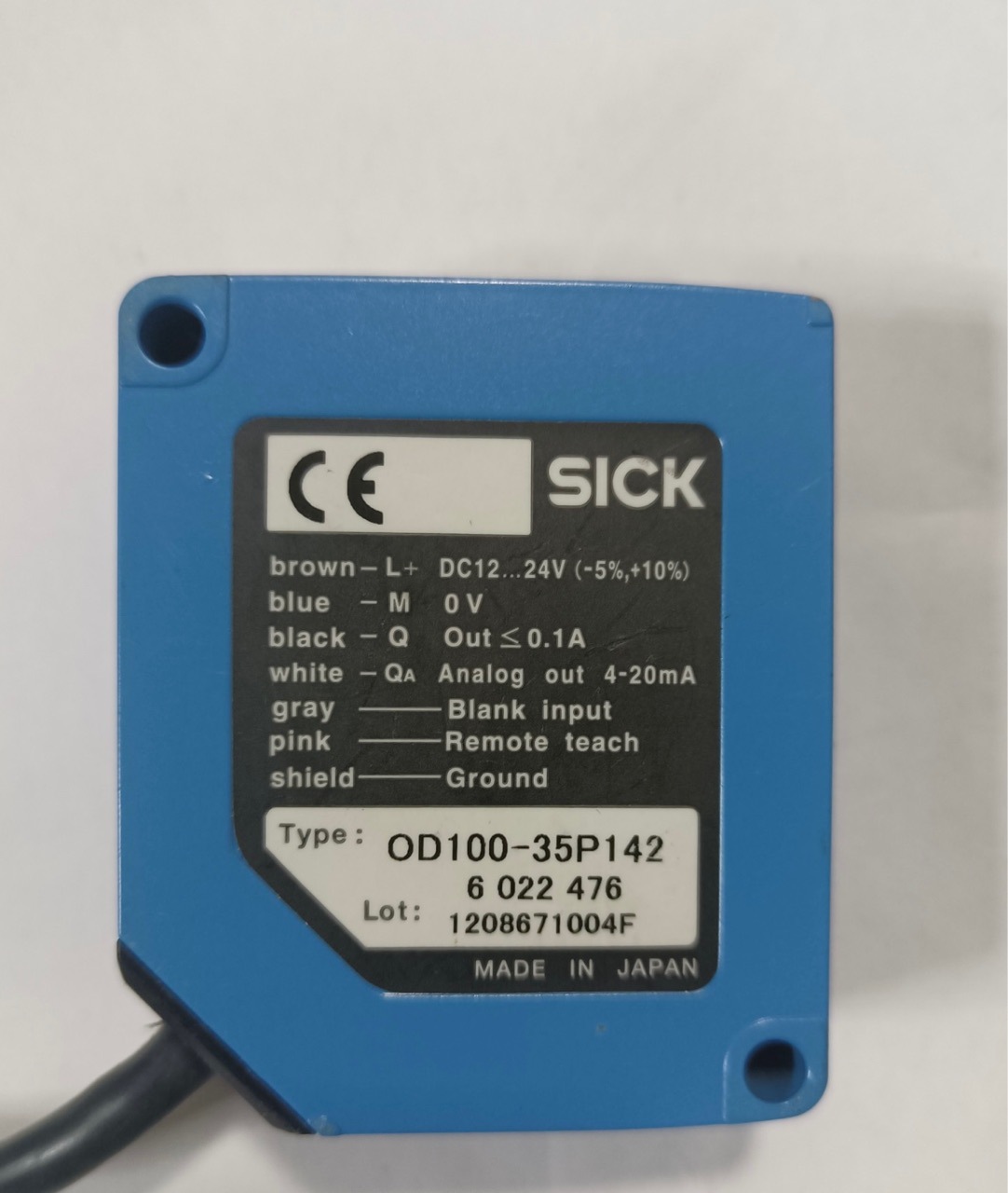 西克SICK激光传感器OD100-35P142 6022476 原装现货议价质保一年