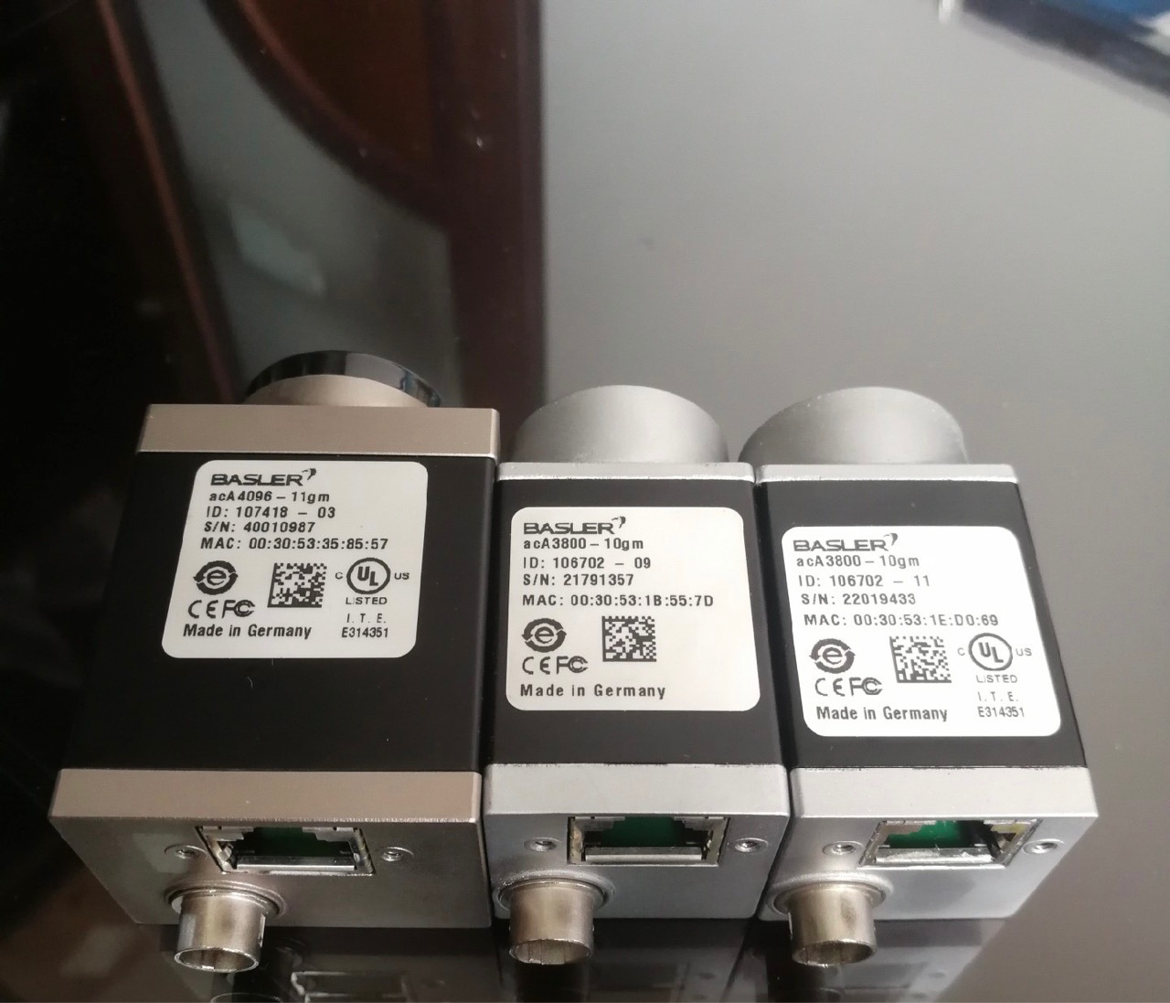 basler巴斯勒acA4112-8gm acA3800-10gm 工业相机全新原装议价