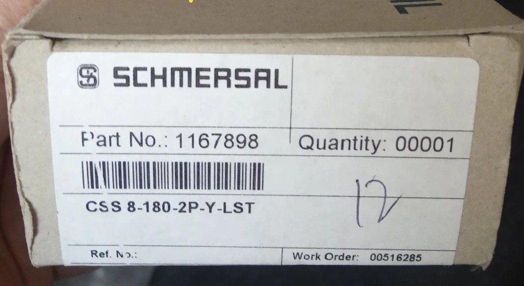 CSS 8-180-2P-Y-LST SCHMERSAL施迈赛工业安全开关 原装正品现货议价