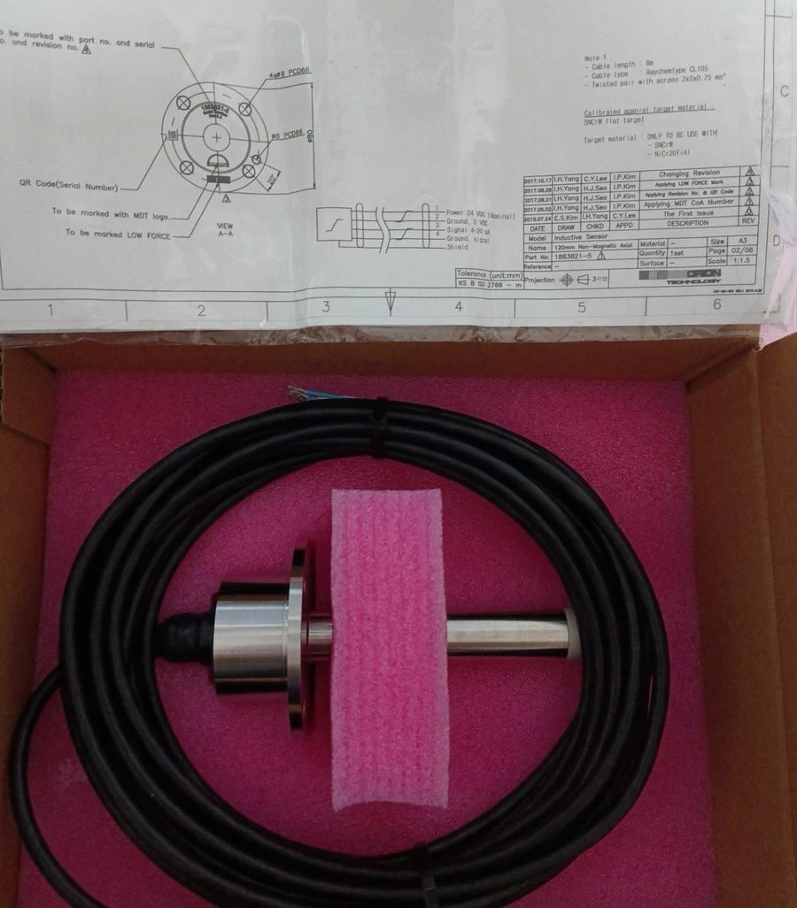 1883821-5 MAN主机排气阀位置传感器120MM 全新原装现货实拍议价