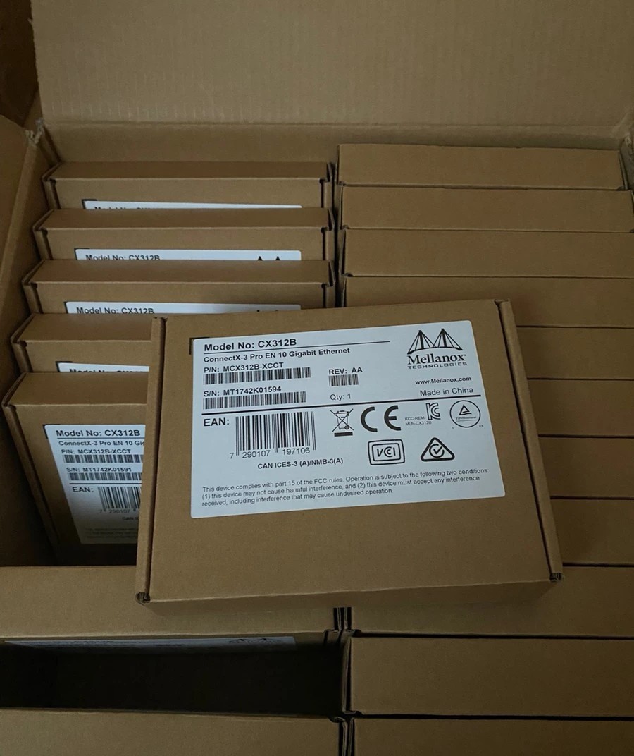 MCX312B-XCCT ConnectX-3 迈络思双口10G网卡 全新原装正品现货议价