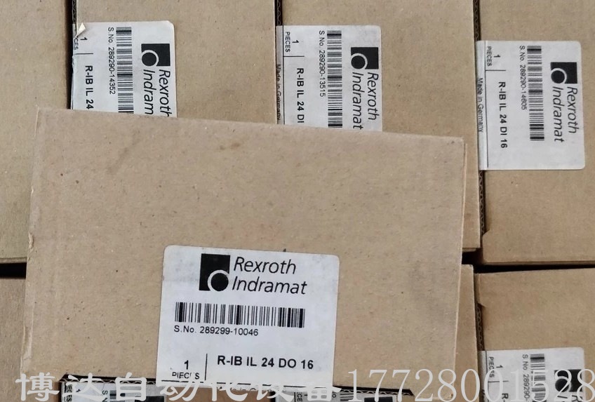 R911170752 REXROTH力士乐输入输出模块 R-IB IL 24 DI 16-PAC全新议价