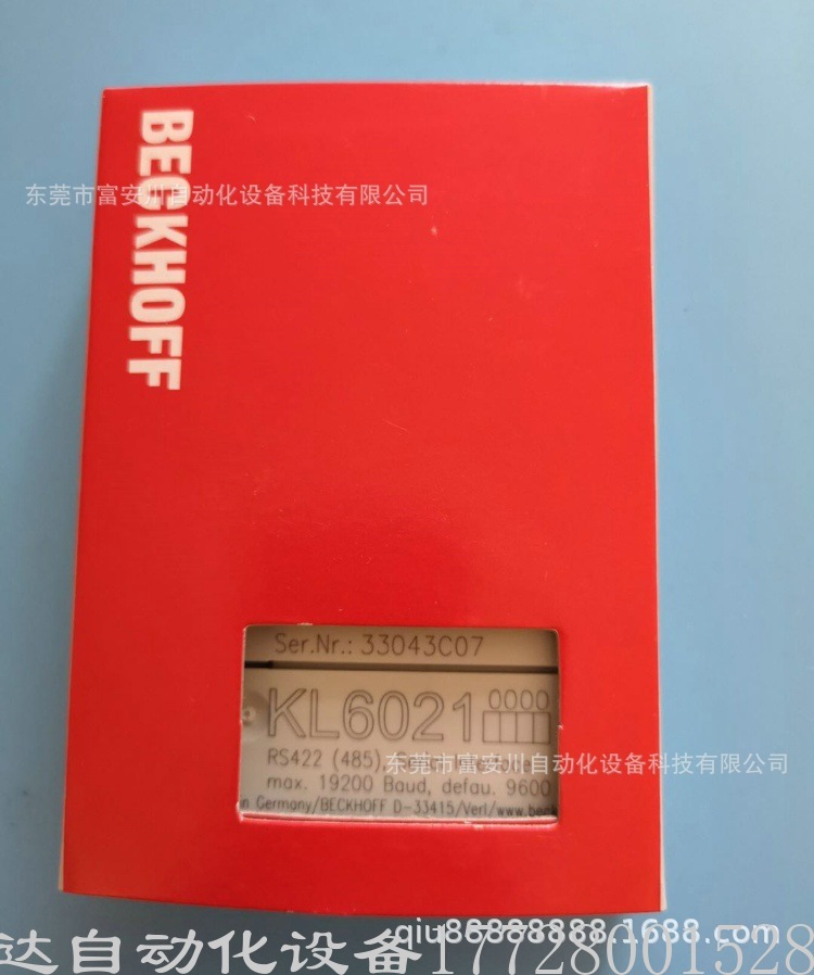 全新原装正品BECKHOFF德国倍福 KL6021 模块实物现拍优惠询价
