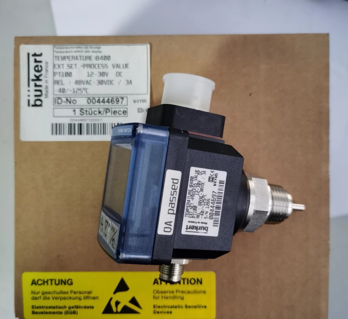 低价供应burket宝德PT100 8400压力变送器 全新原装 正品质保一年 现货实拍议价