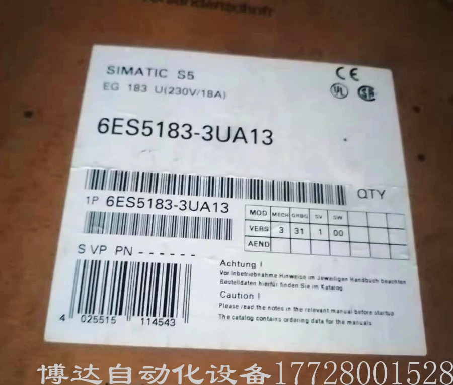 西门子6ES5183-3UA13交换机模块 全新原装正品现货实物拍摄议价