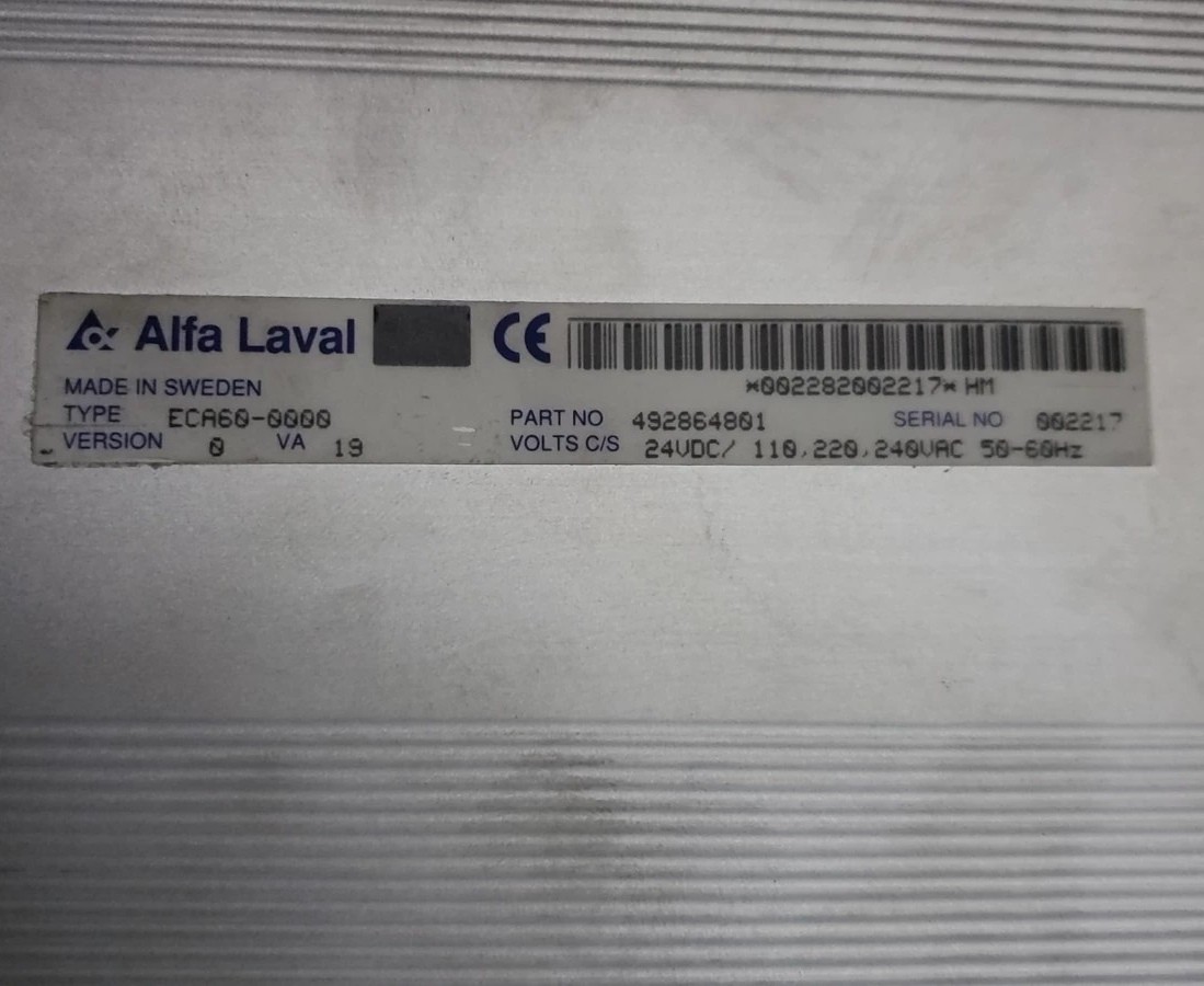 阿发拉伐ECA60-0000 船用系统控制器 全新原装正品现货实物拍摄议价