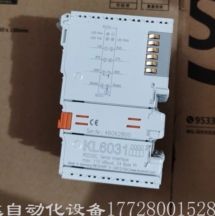 BECKHOFF倍福 KL6031模块 电子模块全新原装正品保障现货实拍议价