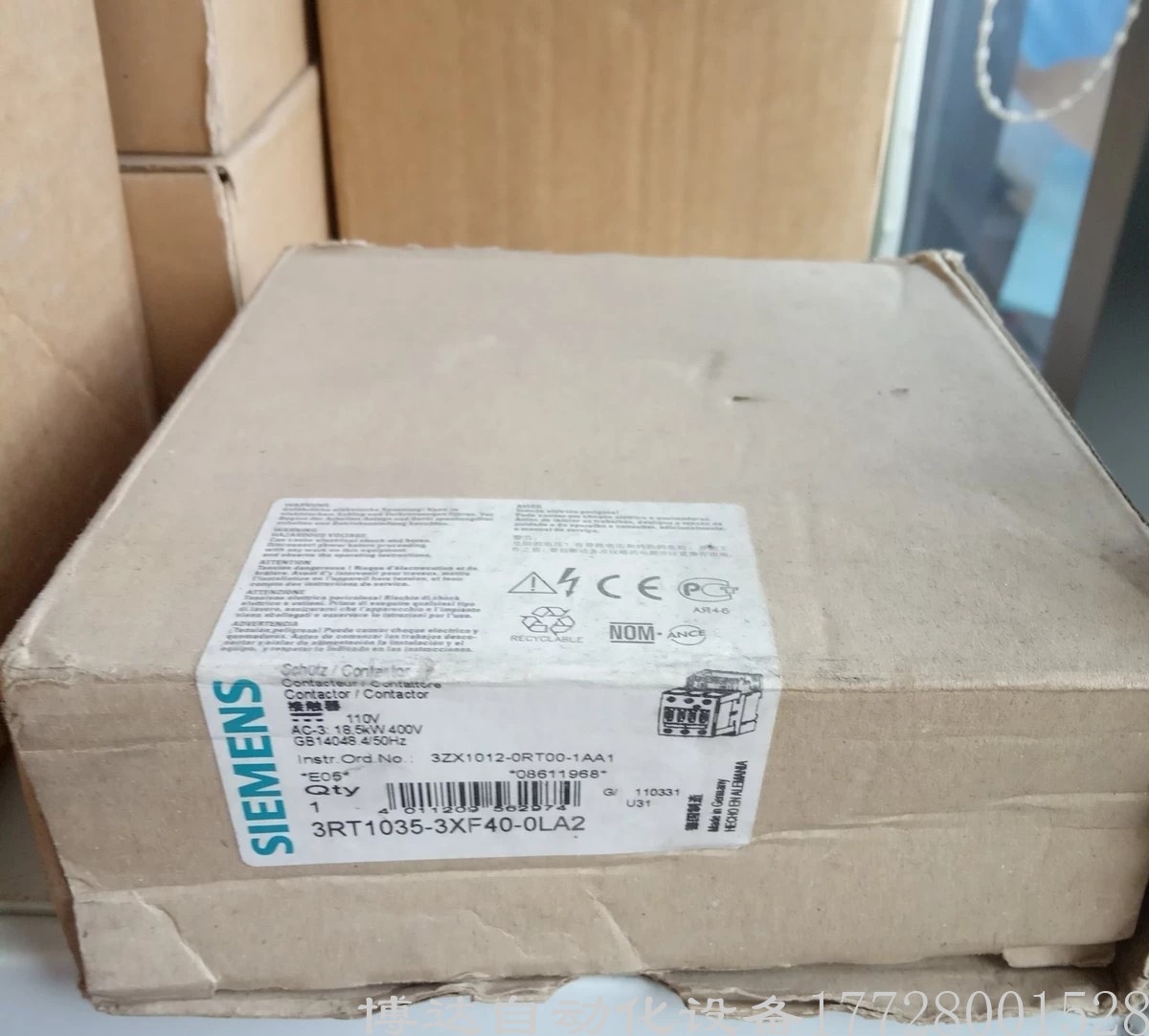 西门子3RT1035-3XF40-0LA2控制器 全新原装正品现货质保一年议价