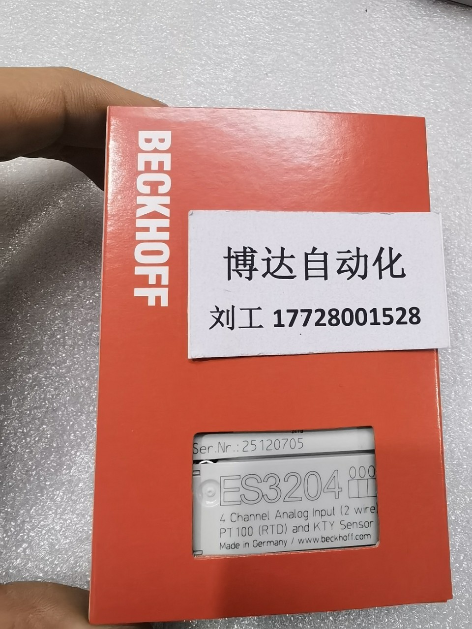 ES3162 倍福BECKHOFF模块全新原装正品保障实物拍摄顺丰包邮议价