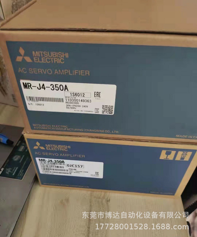 全新原装三菱MITSUBISHI伺服驱动器MR-J4-350A 正品保障现货实拍议价