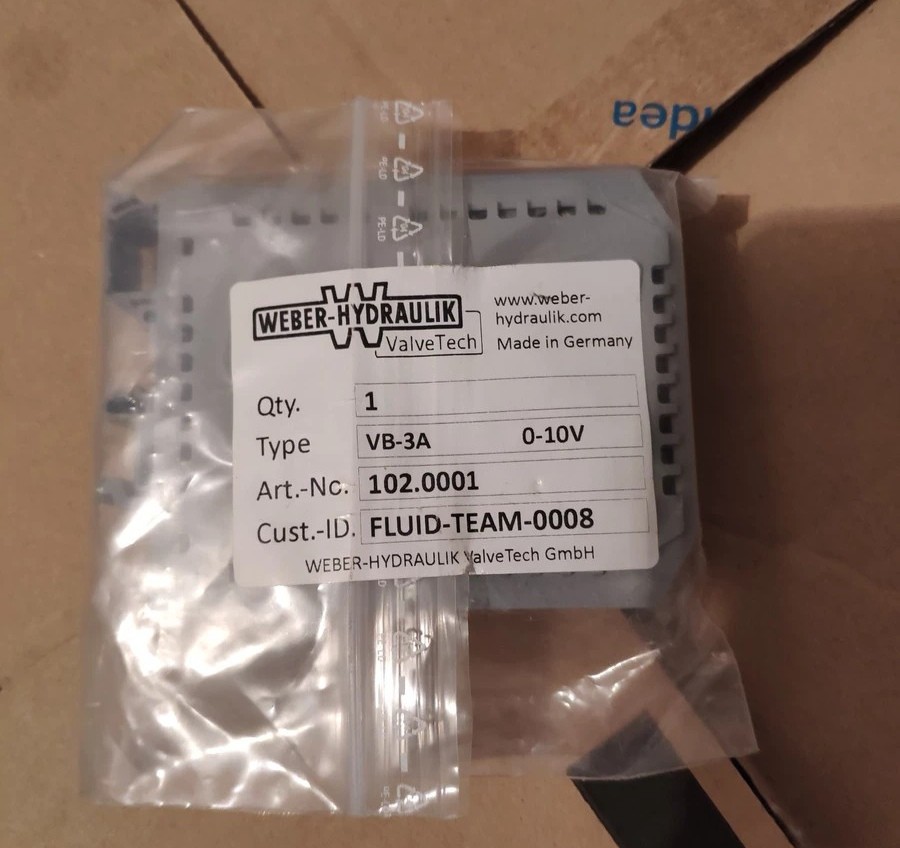 供应德国WEBER-HYDRAULIK放大器VB-3A 全新原装正品现货实拍议价