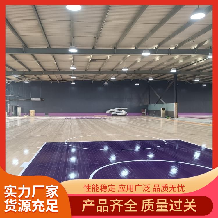  博纳 击剑馆羽毛球木地板批发 龙骨结构单层/双层 橡木 铺设要求