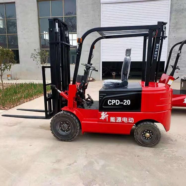 汉润 座驾式电动叉车2吨 四轮升降搬运车堆高车