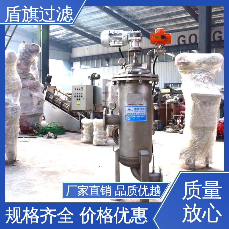 盾旗过滤 加工制作 刮刀自清洗过滤器定制 便捷安全 坚固耐用