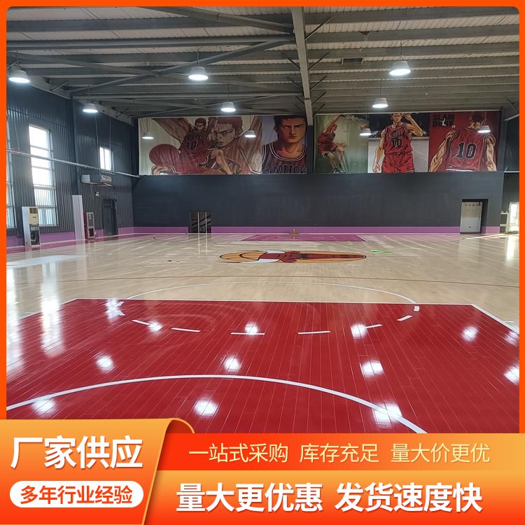  博纳 NBA级别实木运动地板厂家批发 优势 防腐防变 原木 铺装要求