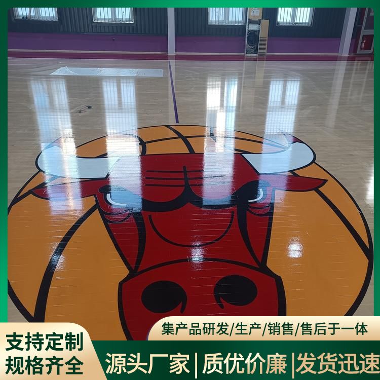  博纳 击剑馆小型篮球场地厂家 产地东北 耐磨性良好 20mm 结构