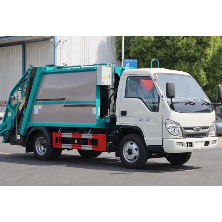5方蓝牌压缩垃圾车 压缩量60-80桶 小区街道适用 C证可驾驶
