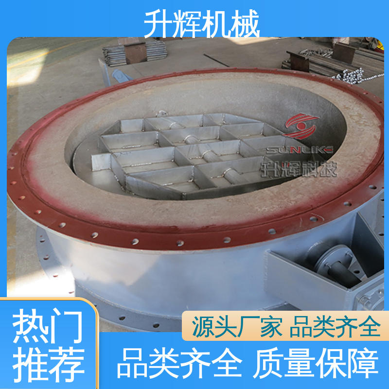 规格多样 圆形百叶调节阀 除尘风阀 耐高温蝶阀 升辉机械