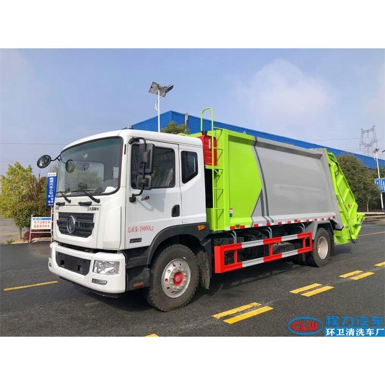 程力牌东风D9压缩垃圾车 康机230马力 可按揭 适用垃圾收集与转运
