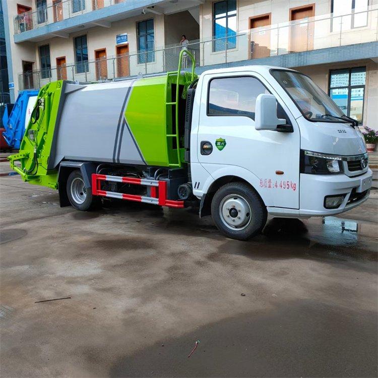 东风途逸蓝牌压缩垃圾车 C照可驾驶可进地下室