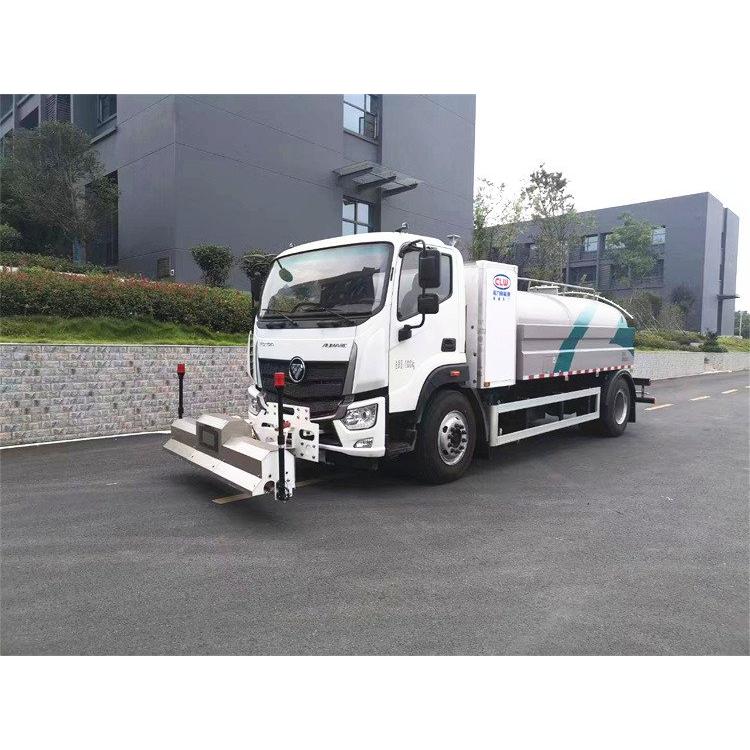 程力牌新能源环卫车 福田纯电动10方高压路面清洗车