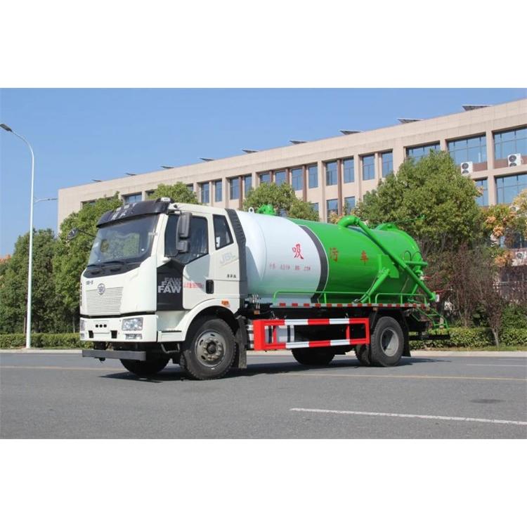 国六解放12方吸污车 环保吸粪车 市政管道清淤车