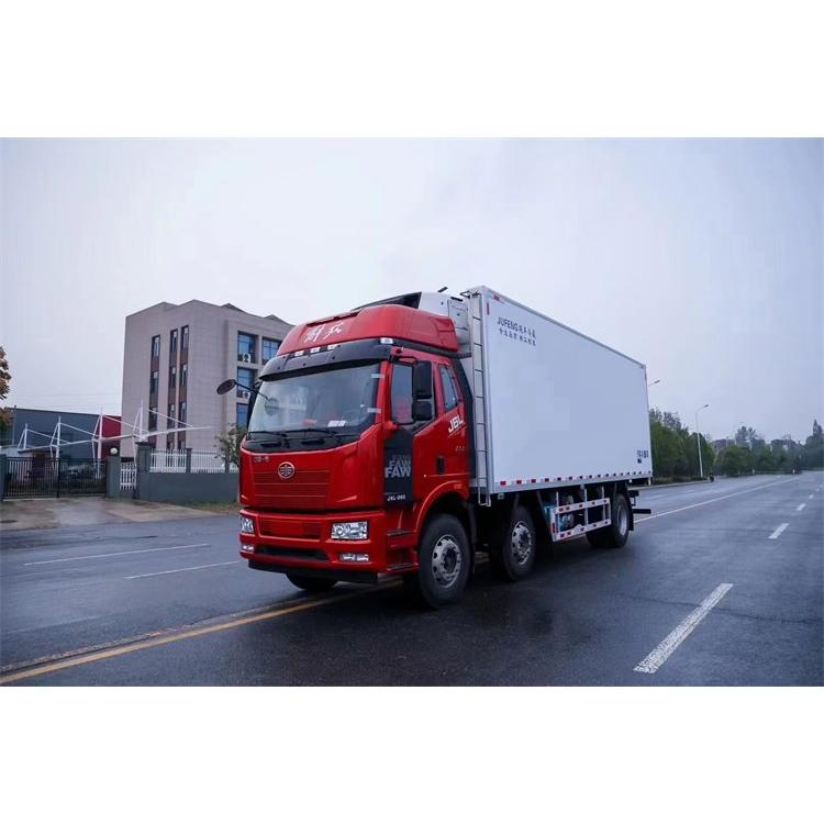 解放J6小三轴冷藏车7.6米货厢 大型生鲜冷链运输车 全国送货