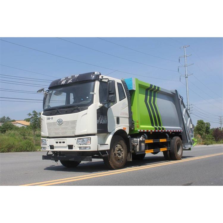 解放14方后装料压缩式垃圾清运车 国六排放标准 送车上门