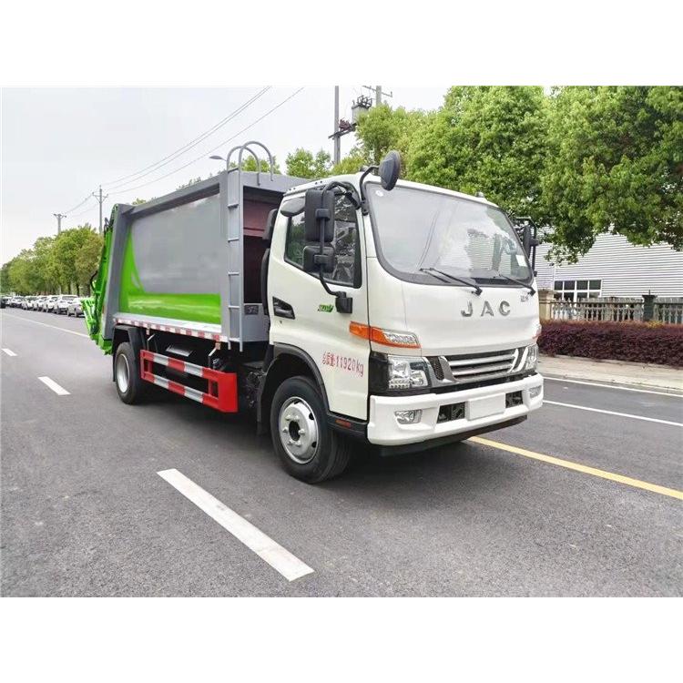 程力牌江淮V7压缩式垃圾车9立方163马力 容量大动力足