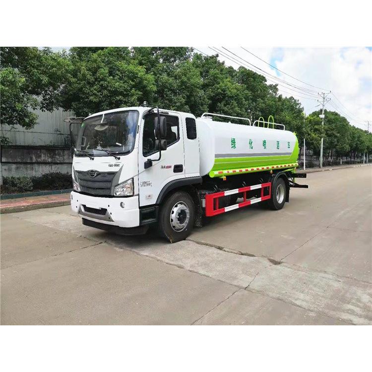 国六福田领航15方洒水车 潍柴190马力4500轴距容积