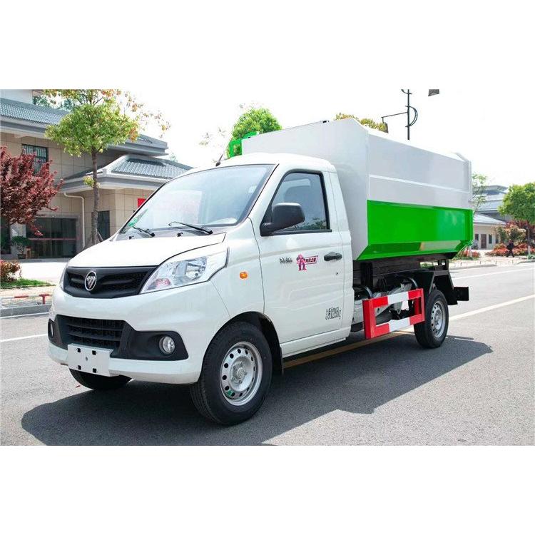 程力小型3方侧挂桶垃圾清运车 符合国六排放票准可C照驾驶