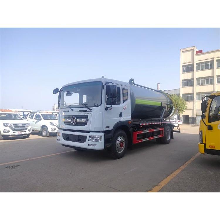 12方吸污车 东风D9国六发动机 罐体防腐处理 免车辆购置税