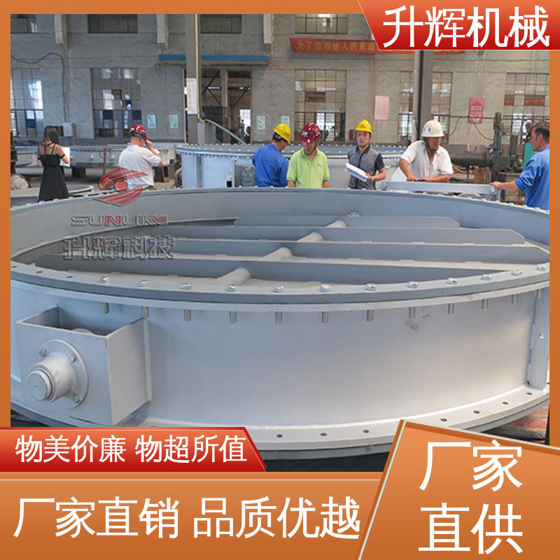 厂家供应 圆口方口可选 气动高温蝶阀 升辉机械