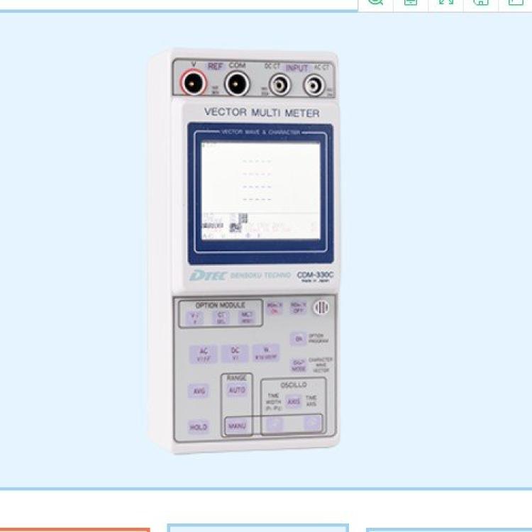 densokutechno矢量万用表/交流电压、电流、相位CDM-330C