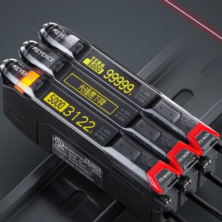 基恩士KEYENCE 光纤传感器FU-57TZ超高清多语言显示屏