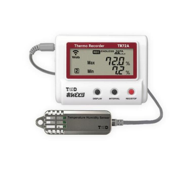 日本T&D（tandd）温湿传感器 湿度数据记录器 温度检测 温度计TR72A-S