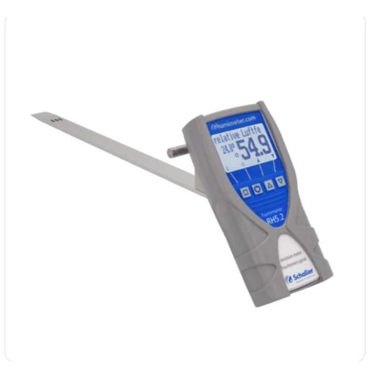 夏勒Schaller/humimeter湿度计 RH5.2 纸张水分计 带斜角剑传感器
