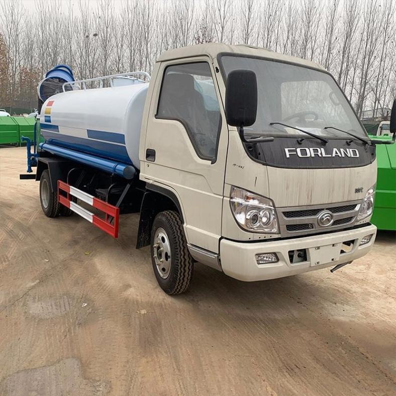 Five ton sprinkler truck, 10 cubic meters, 5 to 15 ton blue brand green sprinkler truck, with a one-year warranty of Hengda