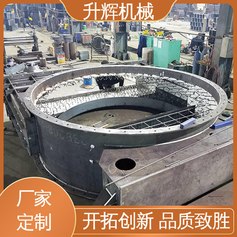 升辉机械 厂家批发 烟气通风闸阀 圆形高温 持久耐用